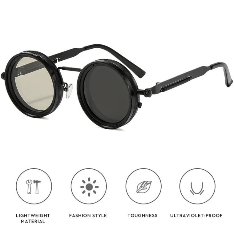 Retro Sonnenbrille Rund – Unisex
